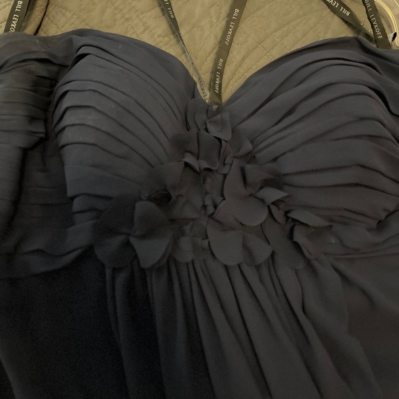 Bill Levkoff formal gown- Navy Blue, size 14 - Picture 4 of 4